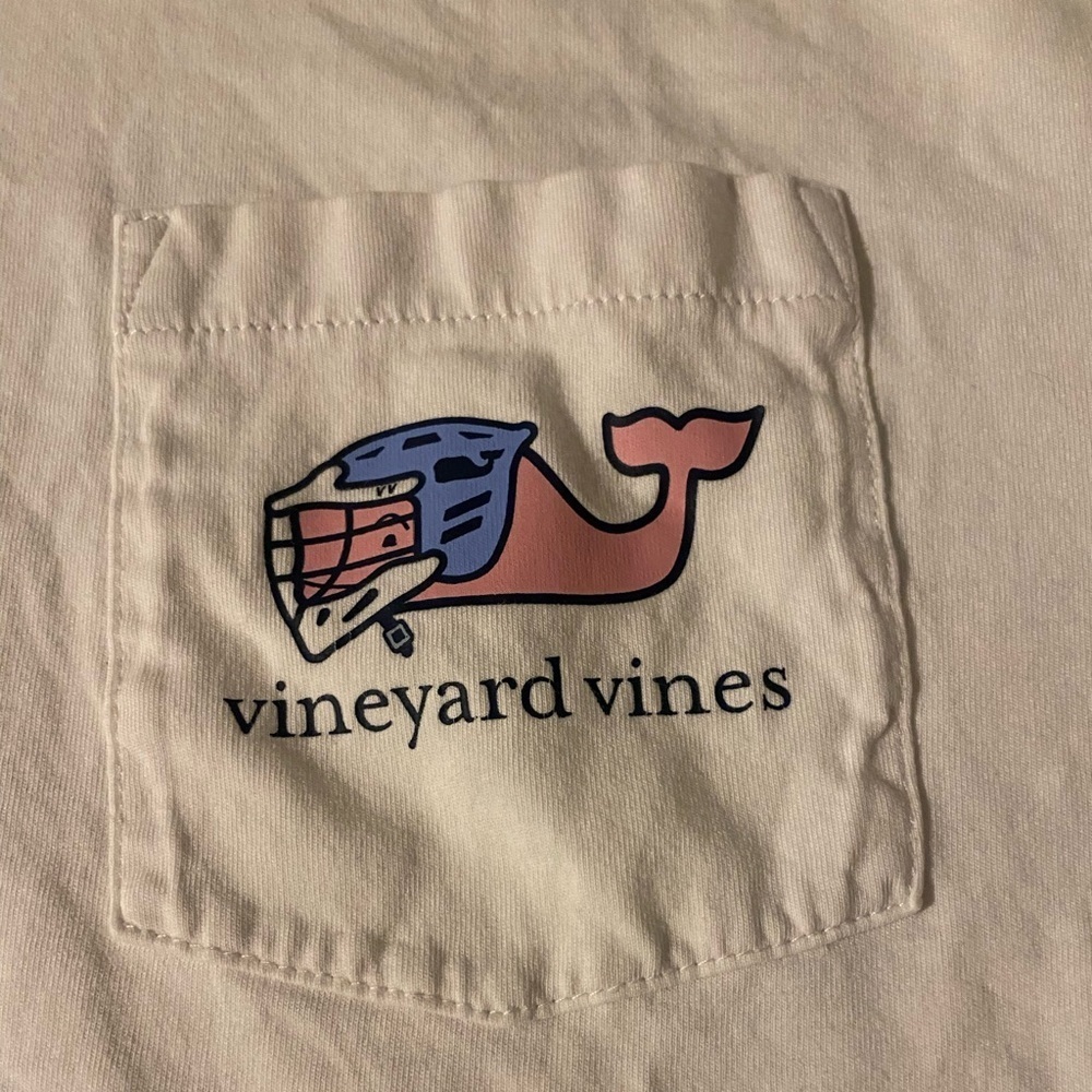 Vineyard Vines Long Sleeve Whale Tshirt lacrosse lax tee shirt mens xs preppy - Picture 1 of 5
